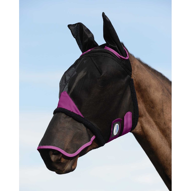 Weatherbeeta ComFITec Durable Mesh Horse Fly Mask with Ears & Nose