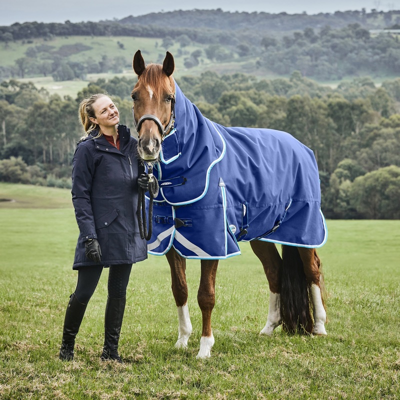WeatherBeeta ComFITec Ultra Hardi Detach-a-Neck Turnout Blanket, Heavy, 1800D, 360 Grams
