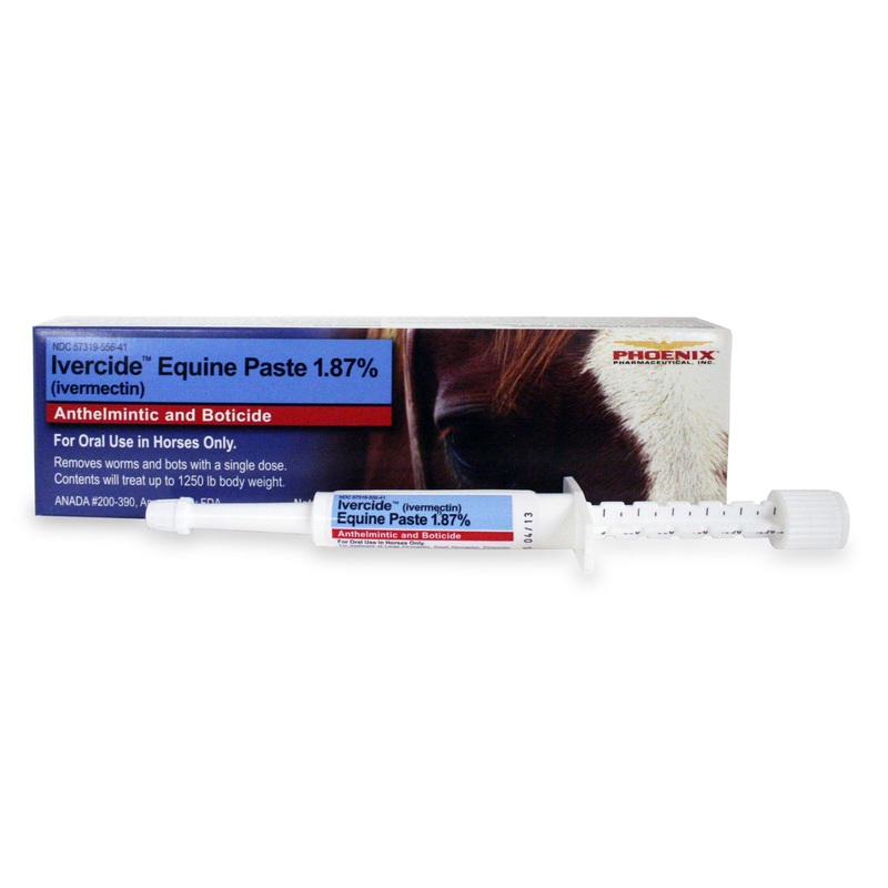Ivercide Ivermectin Equine Wormer Paste 1.87%, 6.08 gm