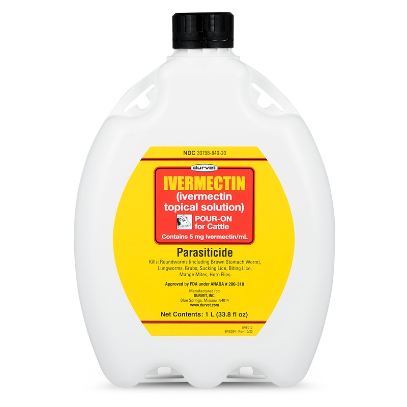 Ivermectin Pour-On Wormer|1 liter|250 mL