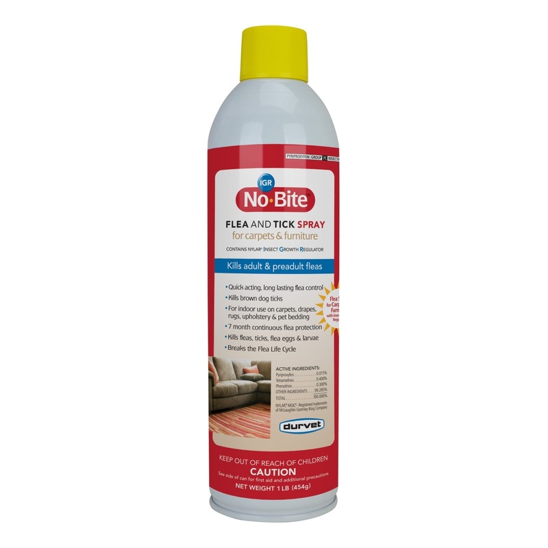 No-Bite IGR Flea & Tick Spray for Furniture & Carpet, 16 oz