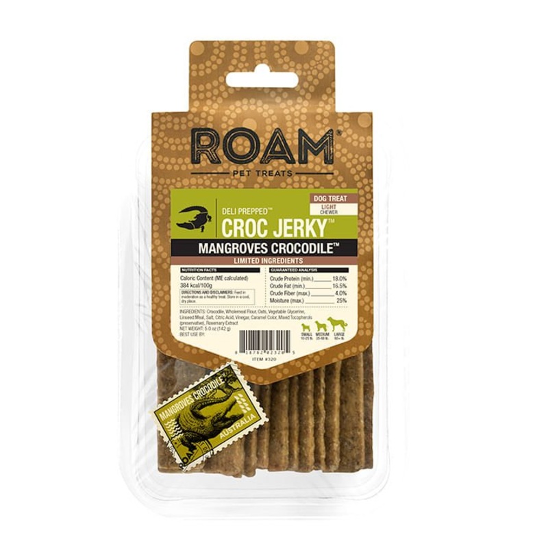 Roam Dog Treats Croc Jerky|See product for details|Crocodile
