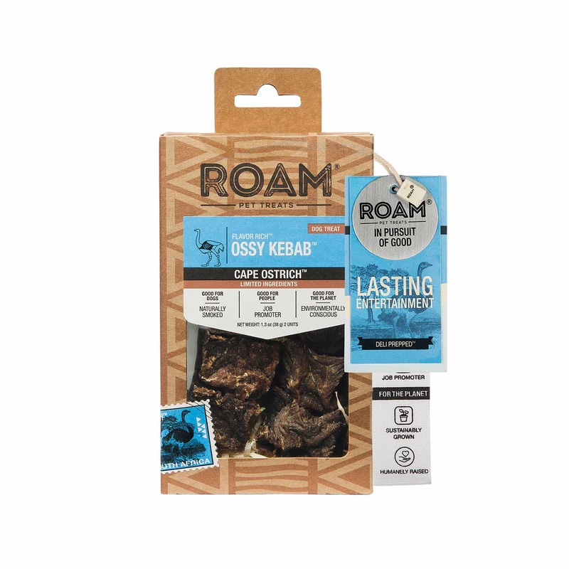Roam Dog Treats Ossy Kebob|See product for details|Ostrich