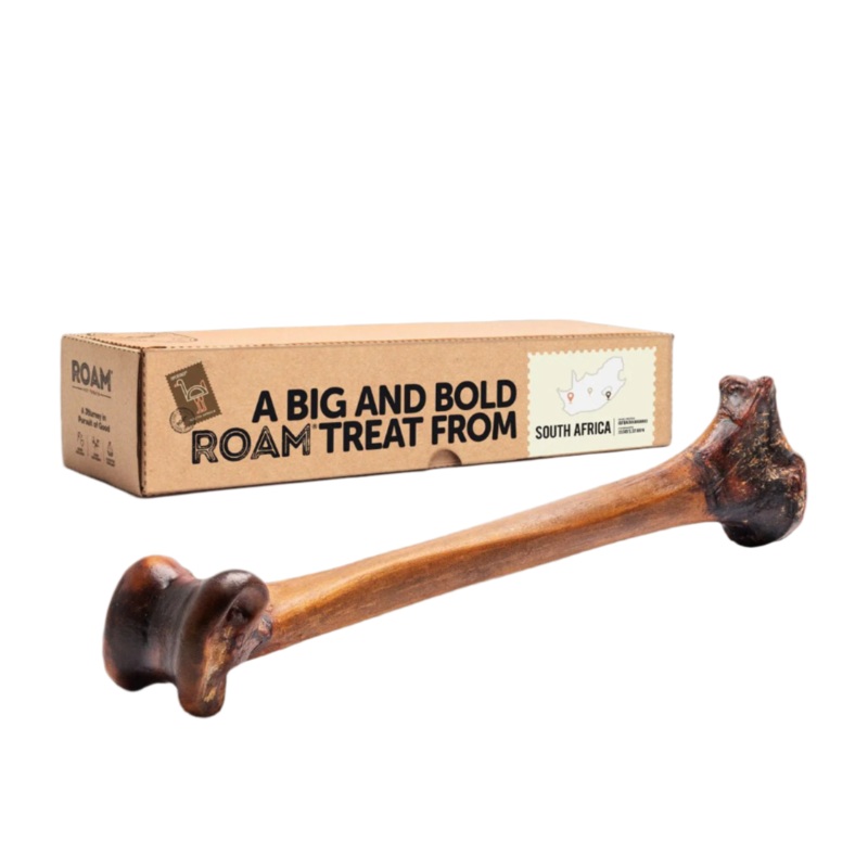 Roam Ostrich Bone Long Lasting Dog Treat