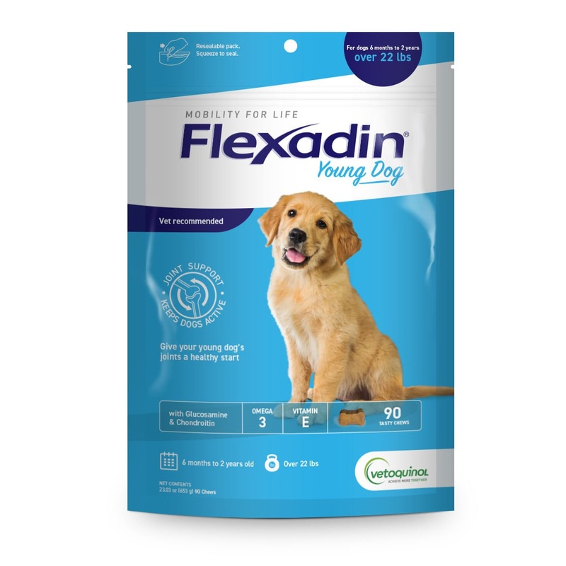 Vetoquinol Flexadin Young Dog, 90 ct