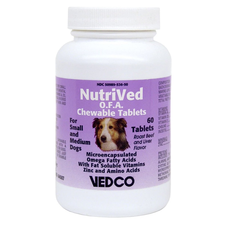 NutriVed O.F.A. for Small and Medium Dogs, 60 ct