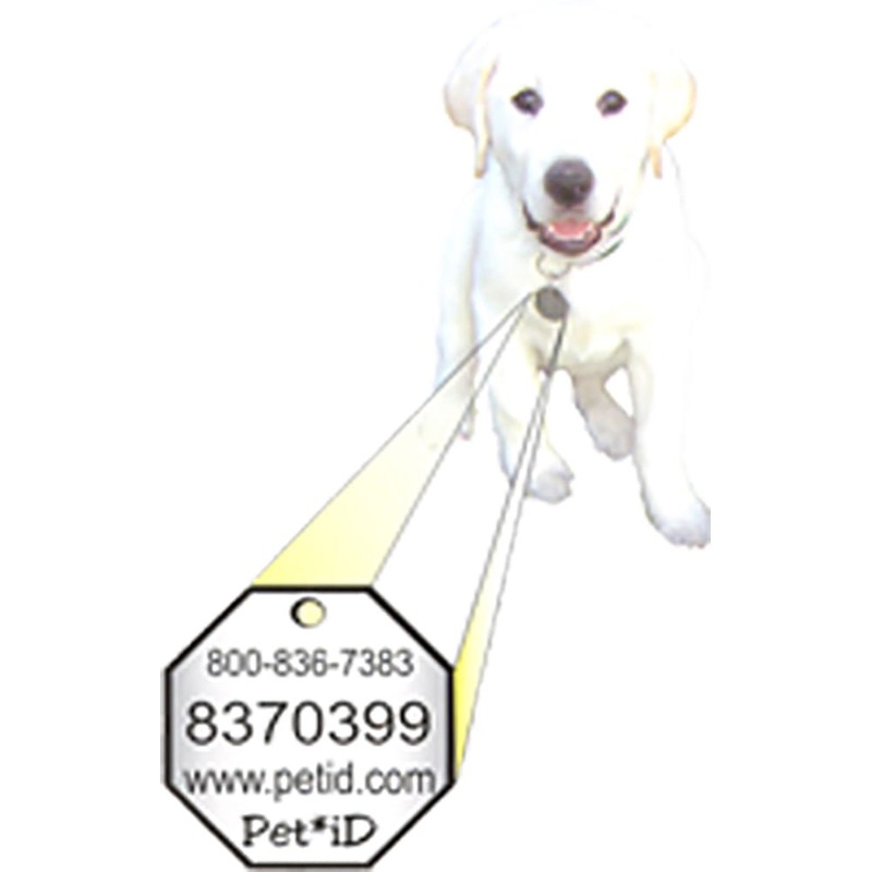 Pet*iD Tag Service Plan Pack|Stainless Steel