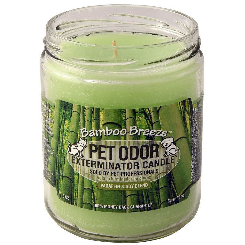 Pet Odor Exterminator Candle, Bamboo Breeze, 13 oz