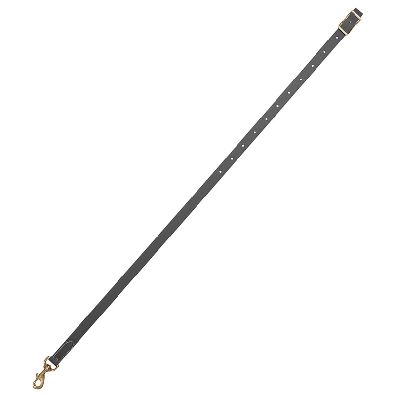 3/4 Classic Equine Biothane Tie Down Strap, Black
