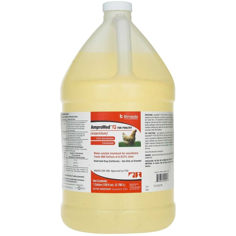 Ampromed for Poultry, Gallon|Clear|Gallon