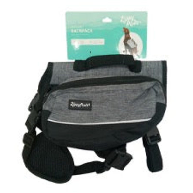 Zippy Paws Lightweight Adventure Backpack, Graphite