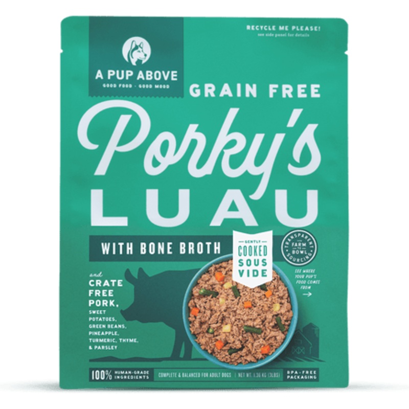 A Pup Above Porky’s Luau Gently Cooked Frozen Dog Food