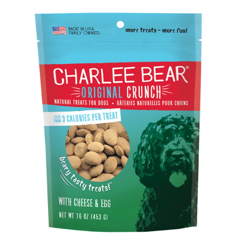 Charlee Bear Original Crunch Cheese & Egg Flavored Dog Treats