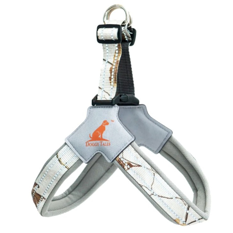 Doggy Tales Realtree Step-In V Harness  Padded, Adjustable, Reflective Dog Harness for Comfort & Durability