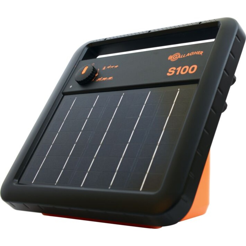 Gallagher S100 Solar Fence Energizer  30 Mile / 100 Acre, 1.0 Joules