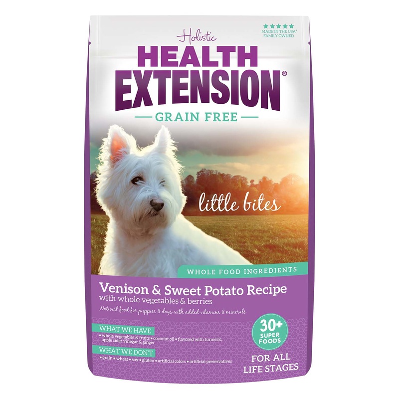 Health Extension Grain-Free Venison Little Bites Small Breed Dry Dog Food