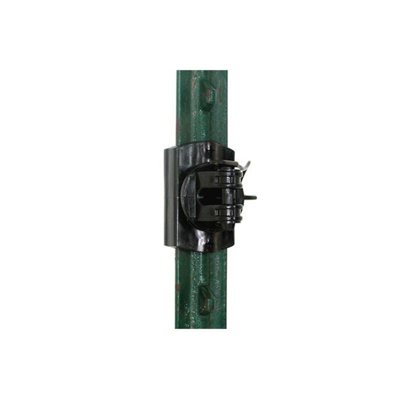 Heavy Duty Multi-Post Wide Jaw Pinlock Insulator  Snap-On T-Post, Wood & Vinyl Compatible