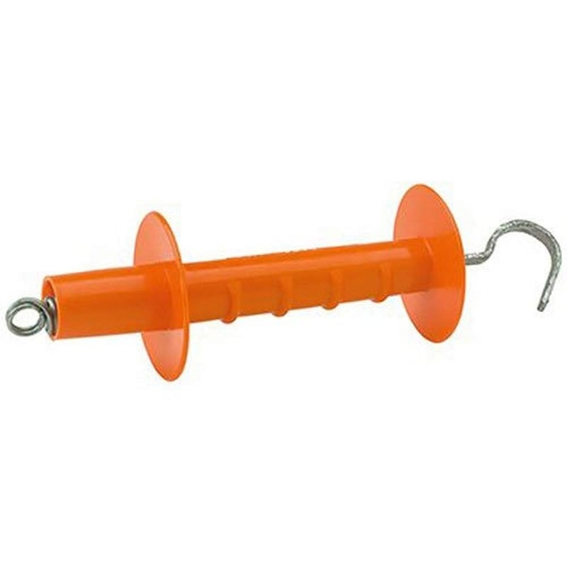 Heavy Duty Plastic Electric Fence Gate Handle  UV Resistant, Shock Shield, High Visibility Orange