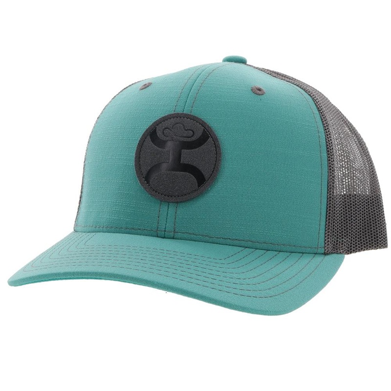 Hooey Adjustable Cap, Teal with Gray