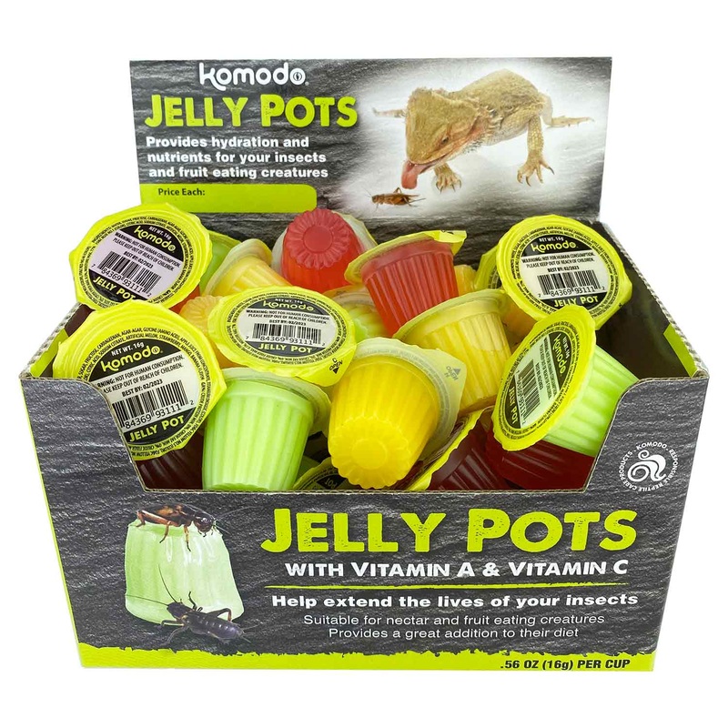 Komodo Jelly Pots, Fruit Mix|assorted mango, strawberry, banana, melon|40