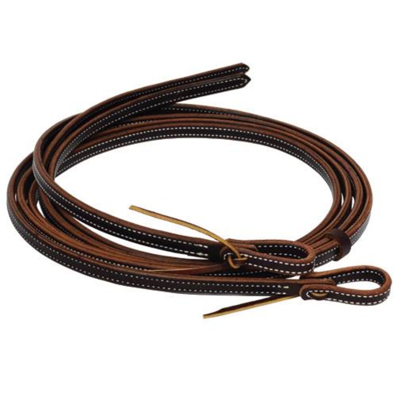 Oiled 2-Ply Latigo Split Reins for Horses  Premium Leather, Equestrian, Ranch & Training Use