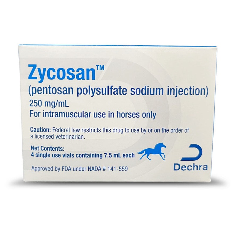Rx Zycosan Injection Solution for Horses, Osteoarthritis & Joint Support