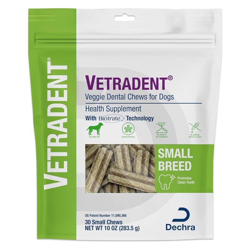 Vetradent Veggie Dental Chews for Dogs  Plaque & Tartar Control, Fresh Breath, Daily Oral Care Treats