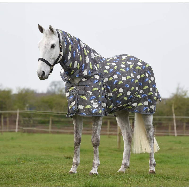 WeatherBeeta ComFiTec Essential Mesh II Fly Sheet with Combo Neck  Breathable Mesh Horse Sheet for Summer & UV Protection