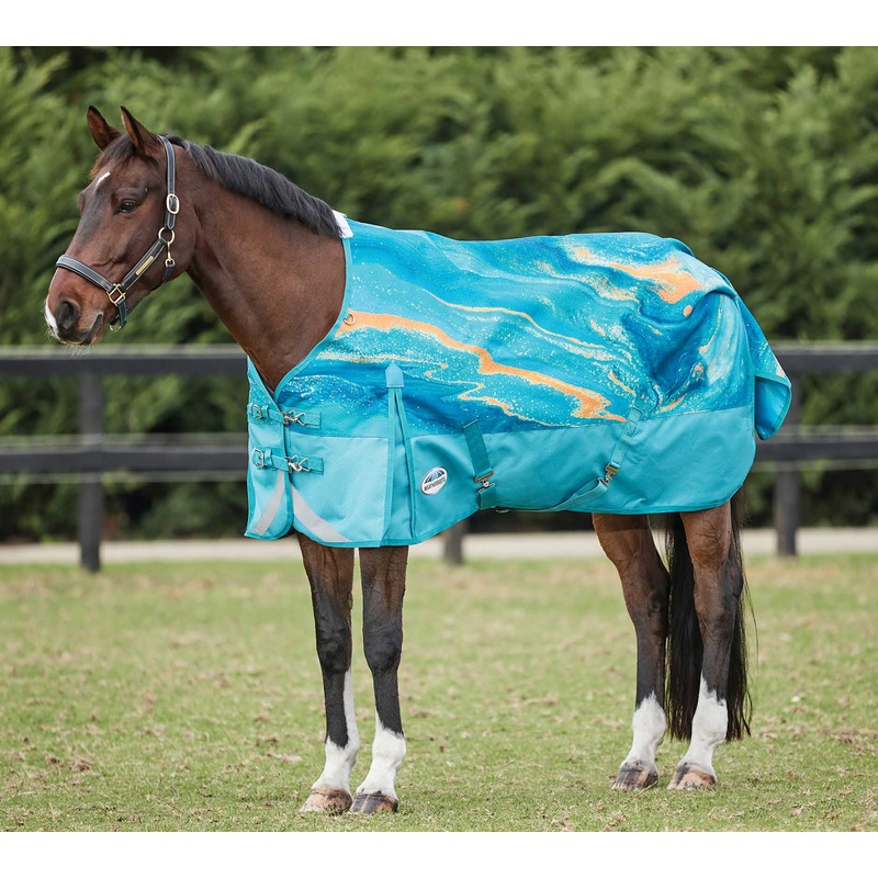 WeatherBeeta ComFITec Plus Dynamic II Standard Neck Horse Blanket  1200D, 220g Medium Weight, Waterproof, Breathable