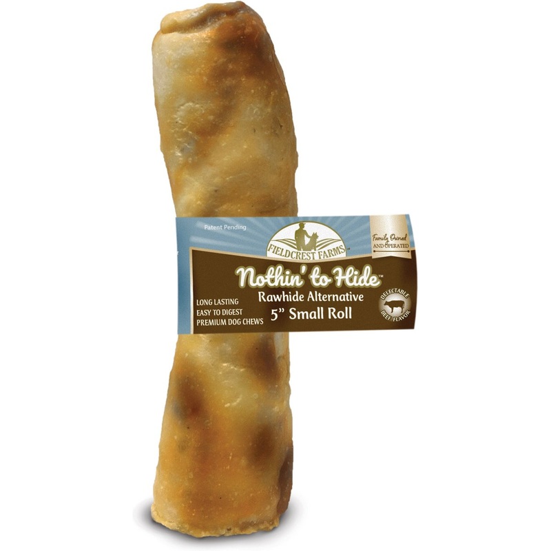 Fieldcrest Nothin to Hide Beef Roll 5 inch Dog Chew