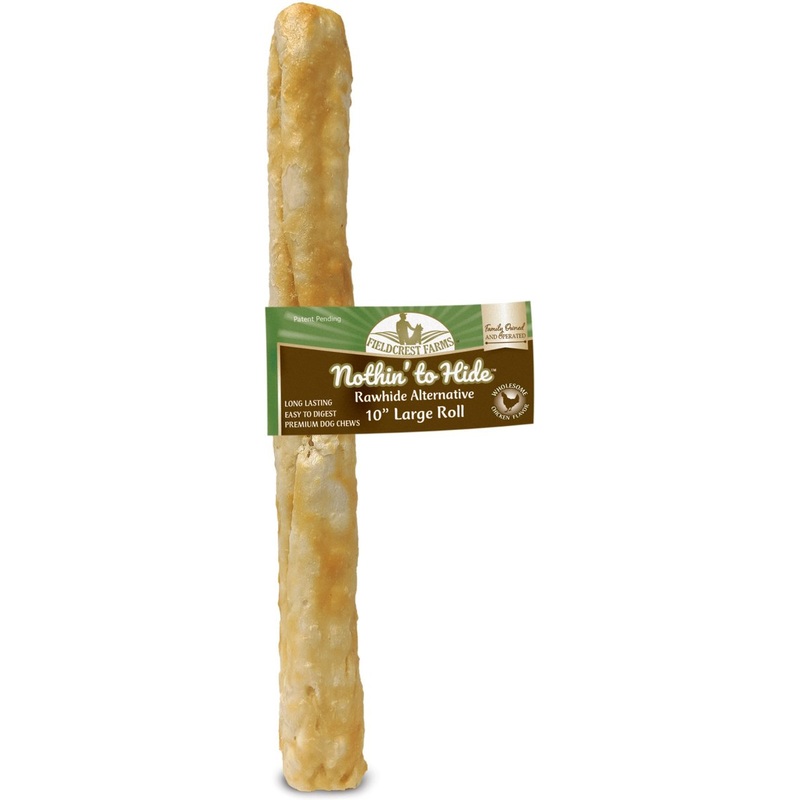 Fieldcrest Nothin to Hide Chicken Roll 10 Inch Dog Chew