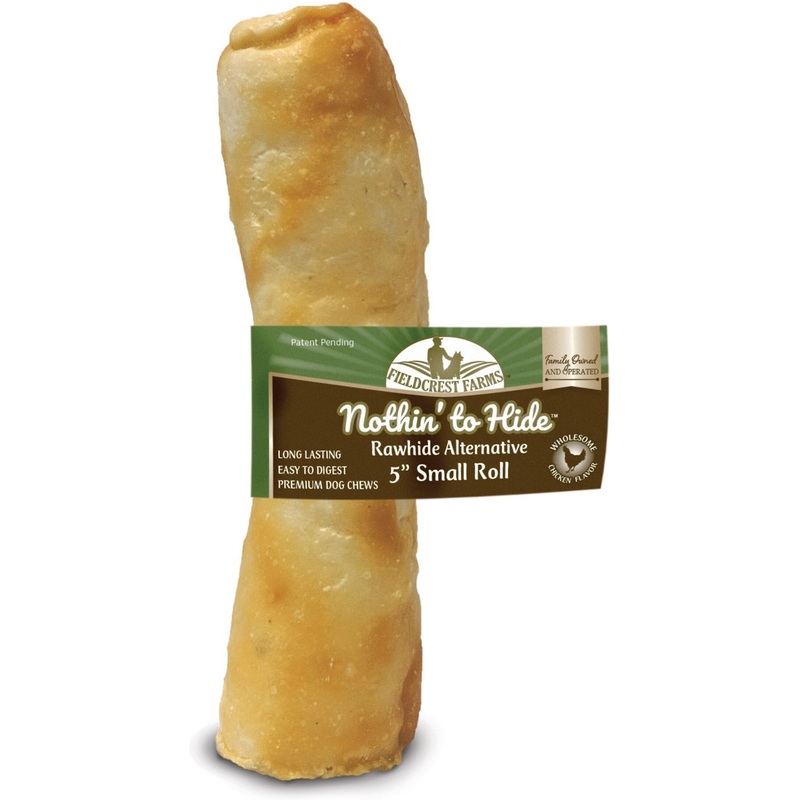 Fieldcrest Nothin to Hide Chicken Roll 5 inch Dog Chew