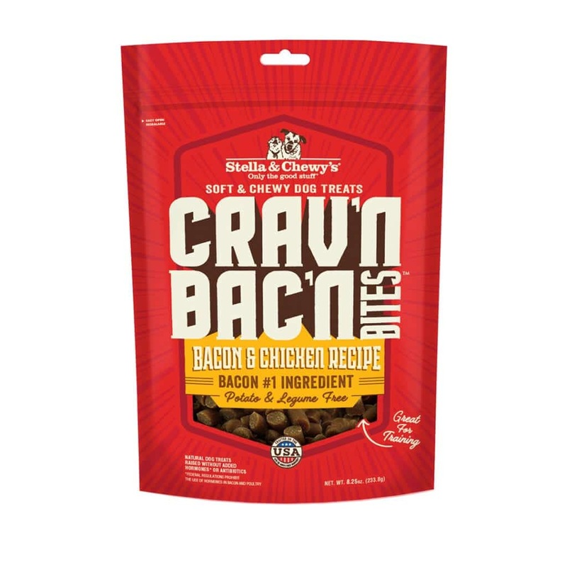 Stella & Chewy’s Crav’n Bac’n Bites Bacon & Chicken Dog Treats