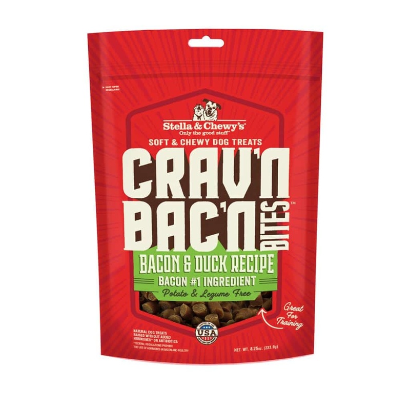 Stella & Chewy’s Crav’n Bac’n Bites Bacon & Duck Dog Treats