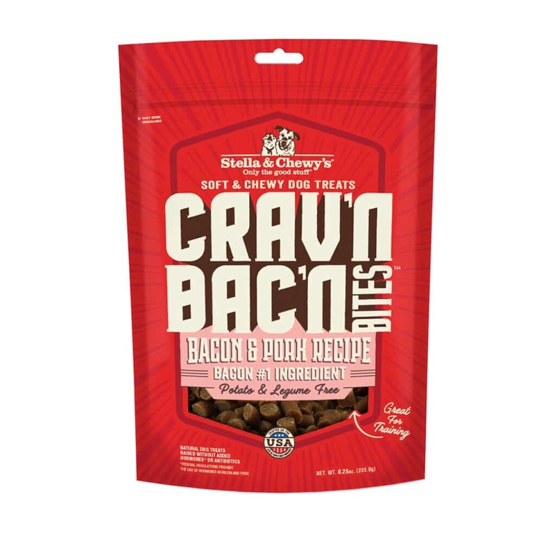 Stella & Chewy’s Crav’n Bac’n Bites Bacon & Pork Dog Treats