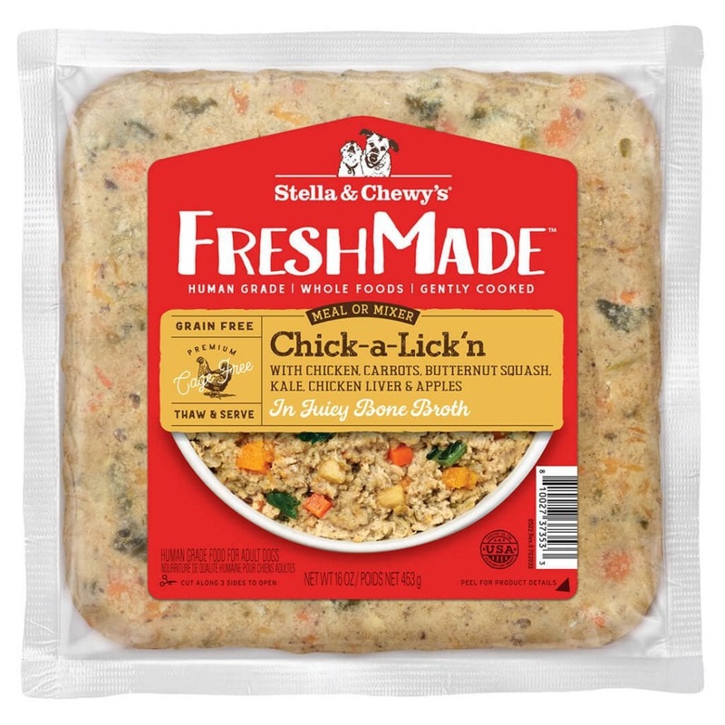 Stella & Chewy’s FreshMade Chick-a-lick’n Gently Cooked Chicken Frozen Dog Food