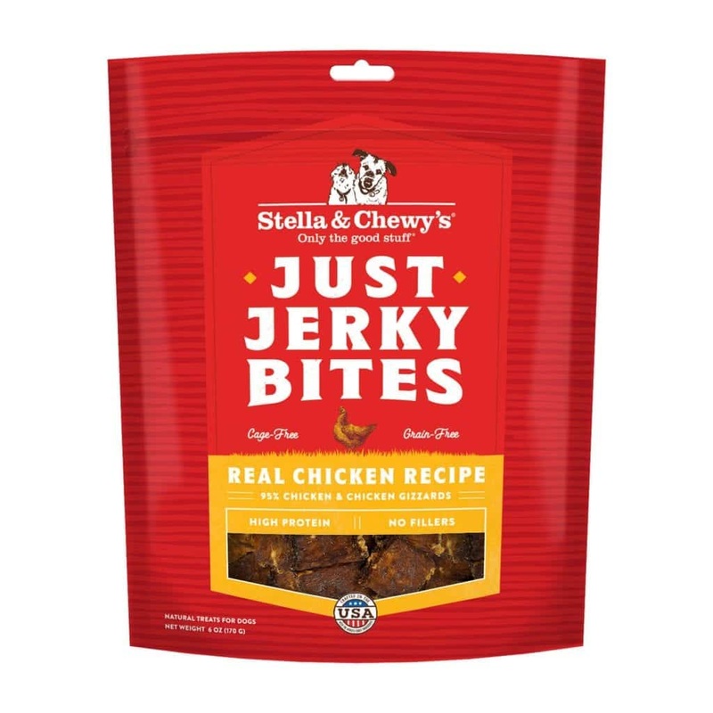 Stella & Chewy’s Just Jerky Bites Real Chicken Recipe Dog Treat
