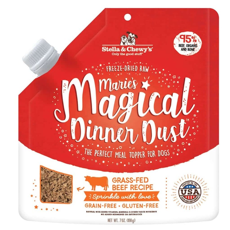 Stella & Chewy’s Marie’s Magical Dinner Dust Freeze Dried Meal Topper Beef Recipe for Dogs