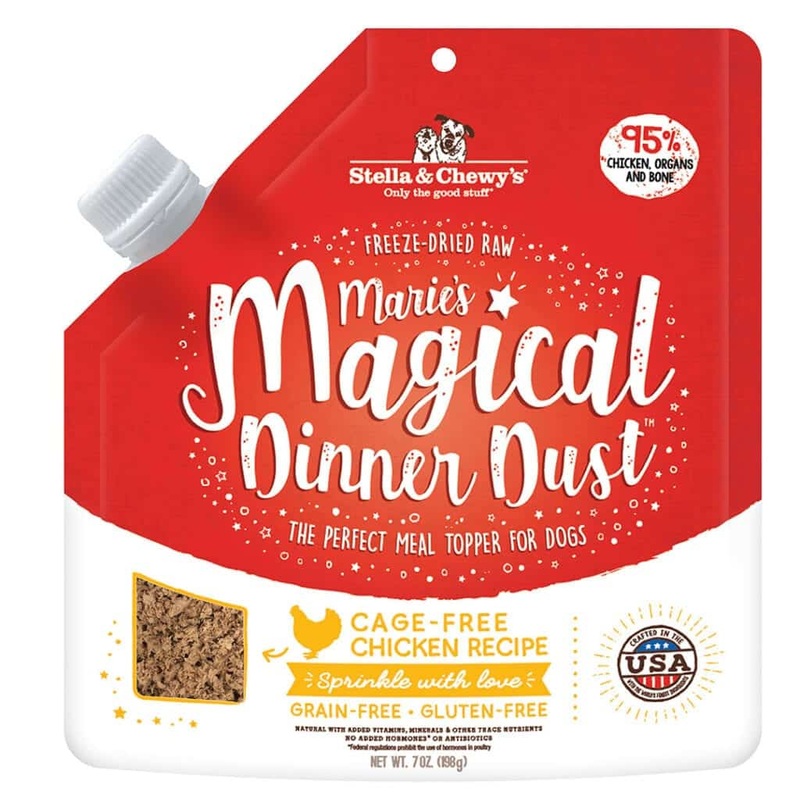 Stella & Chewy’s Marie’s Magical Dinner Dust Freeze Dried Meal Topper Chicken Recipe for Dogs