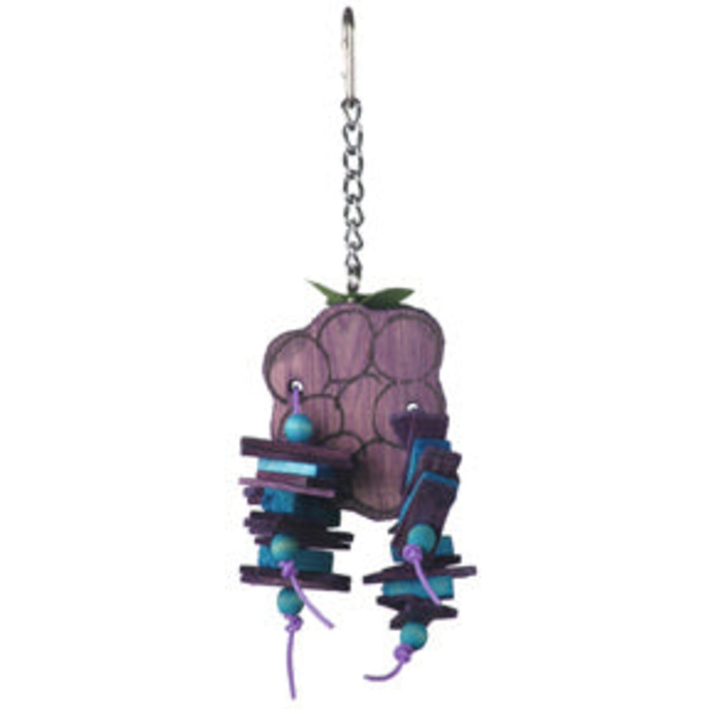 A & E Happy Beaks Small Grapes Bird Toy