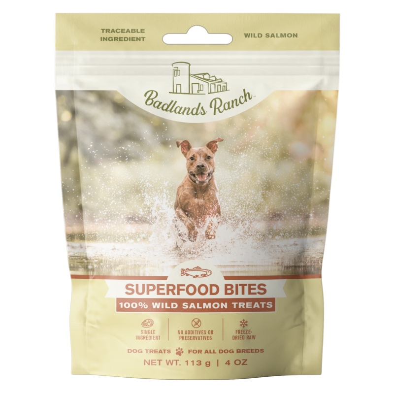 Badlands Ranch Freeze-Dried Superfood Bites Salmon Dog Treats