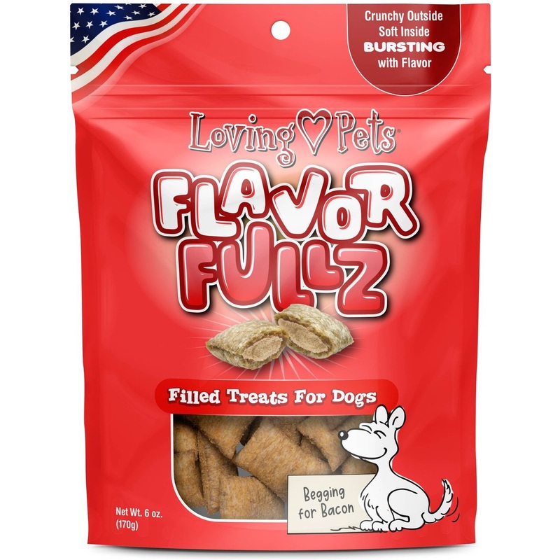 Loving Pets Flavorfullz Bacon Filled Dog Treats