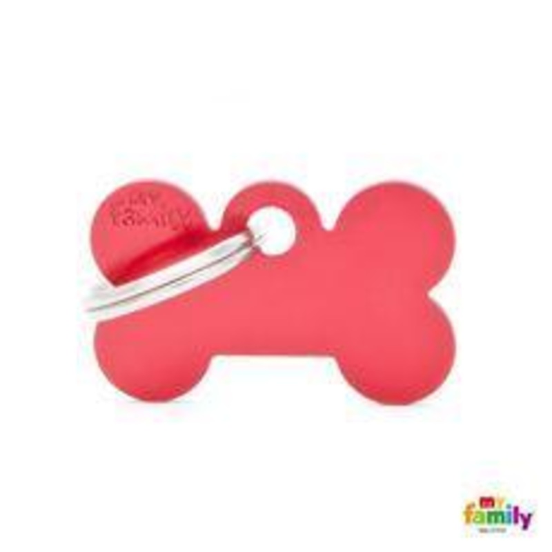 My Family Pet Tags Red Bone|Small|Large