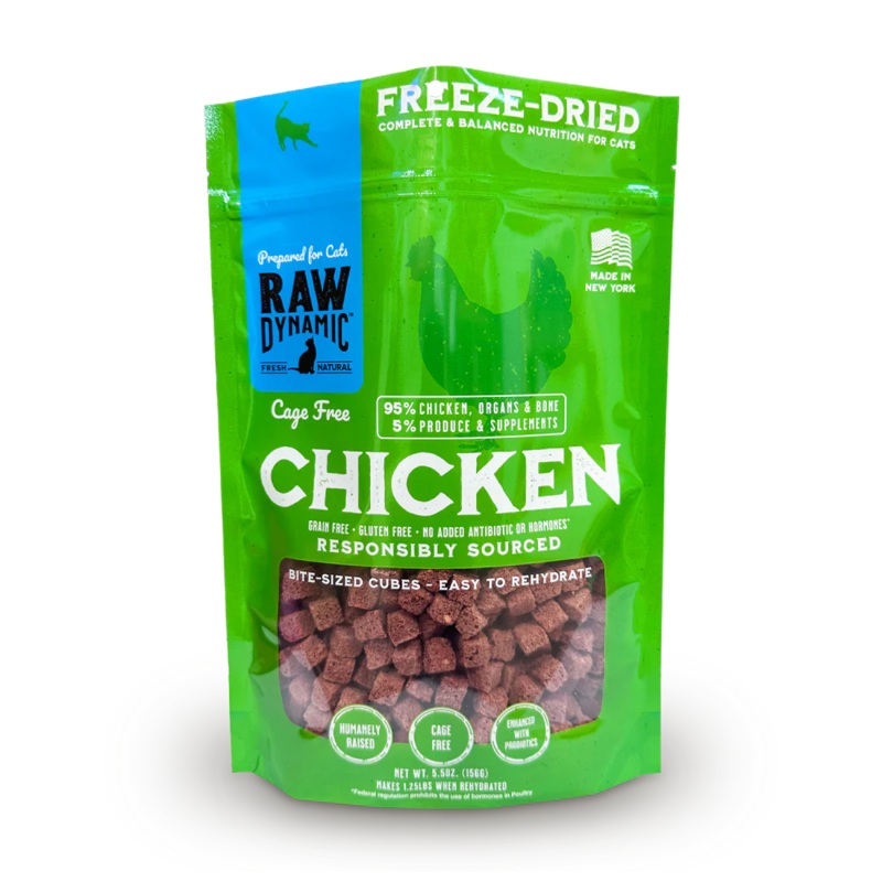 Raw Dynamic Freeze Dried Chicken Cat Food
