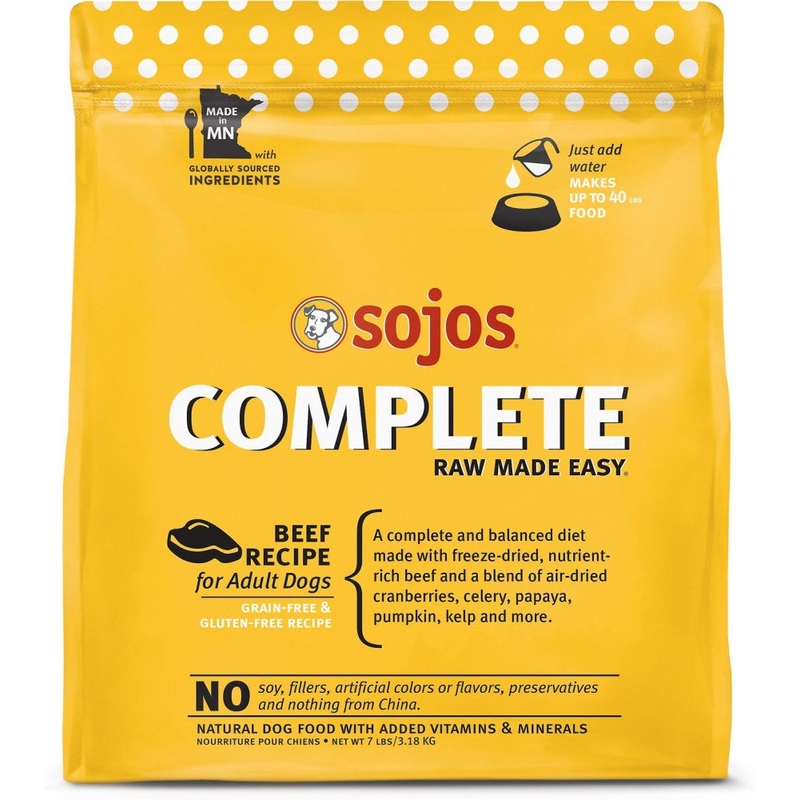 Sojos Complete Beef Dog Food Mix