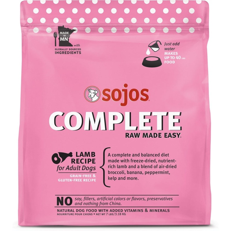 Sojos Lamb Complete Dog Food Mix