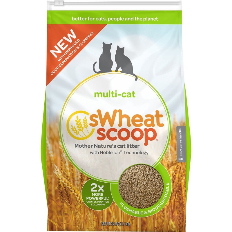 sWheat Scoop Fast Clumping Natural Multi Cat Litter