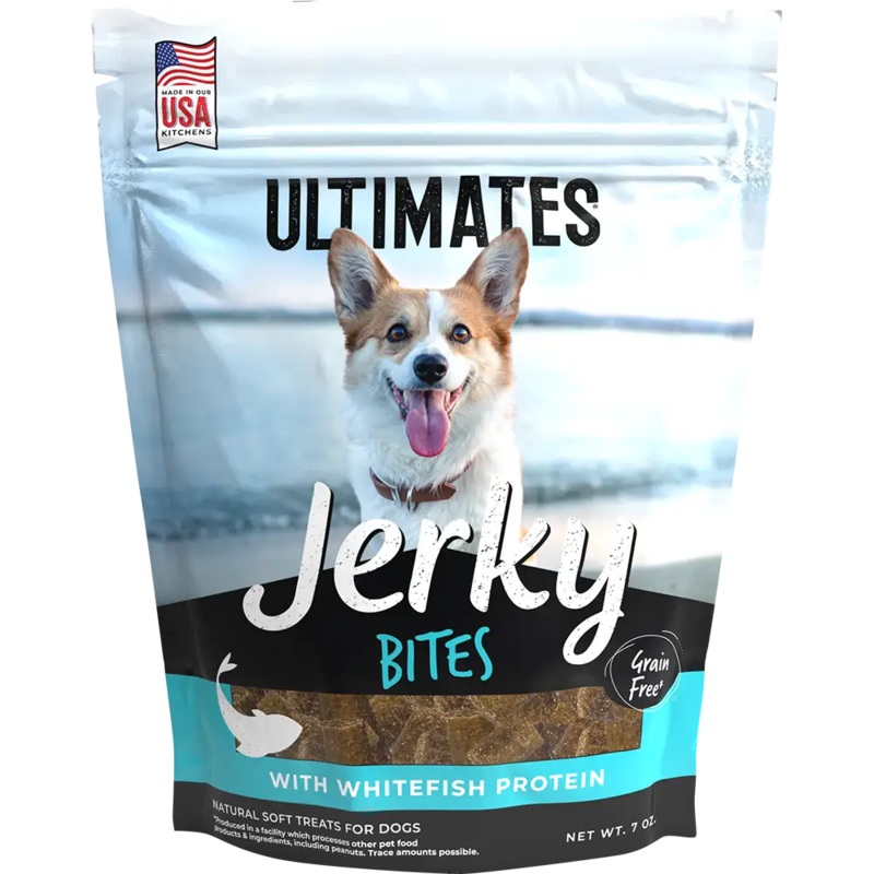 Ultimates Jerky Whitefish Bites Dog Treats