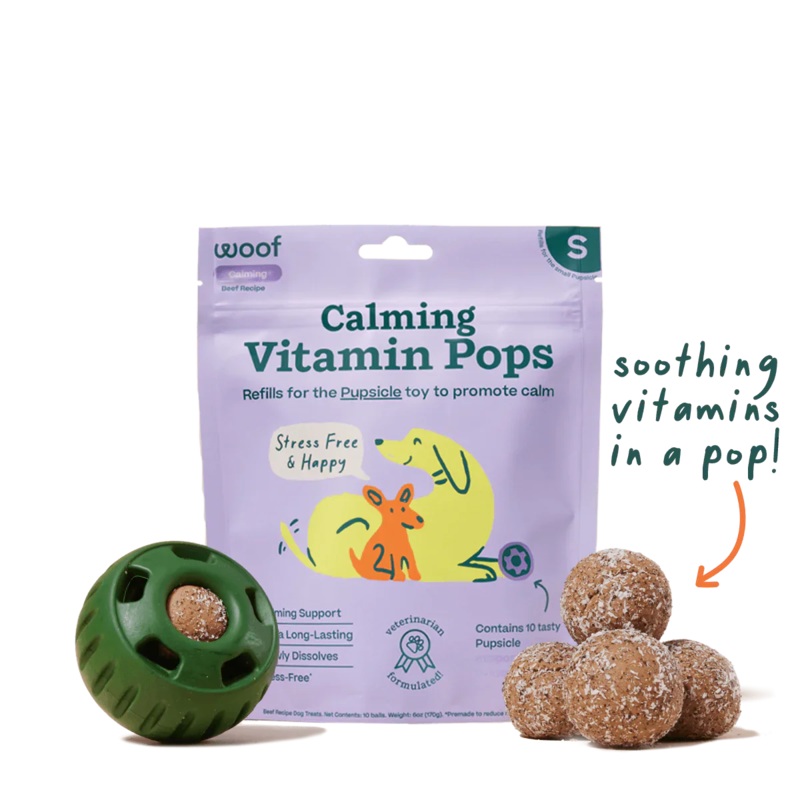 Woof Pupsicle Pops Calming Recipe Dog Treat