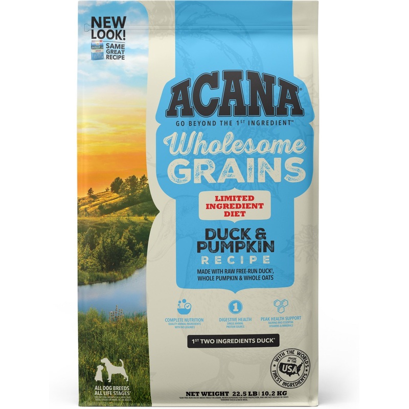 Acana Wholesome Grains Duck and Pumpkin Recipe Dry Dog Food